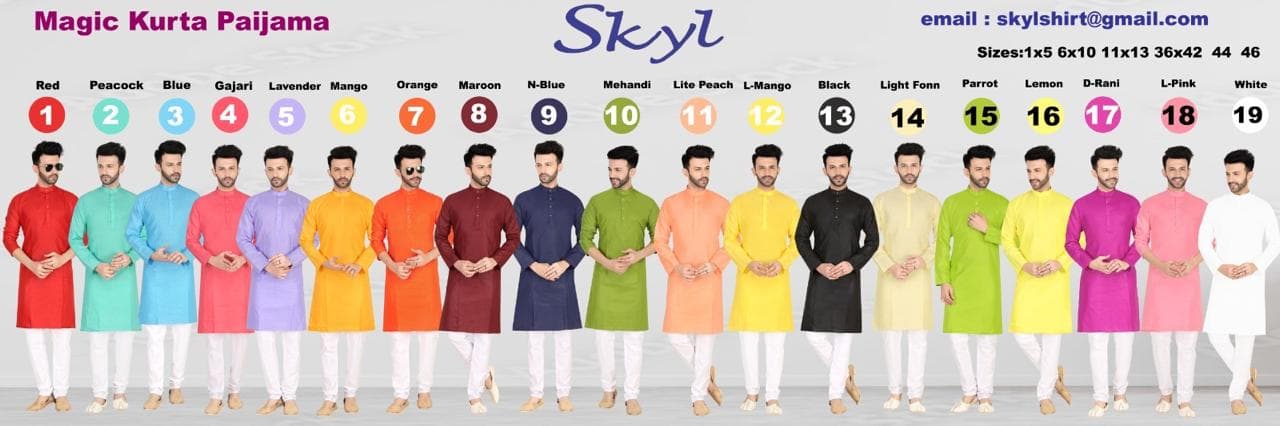 The Magic Kurta: One Silhouette, Nineteen Colours